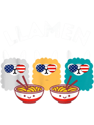 Funny Llama Animal lover amp ramen funny kawaii noodles lovers