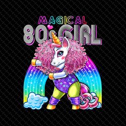 80s retro png, 80s party png, birthday 1980 png, 90's retro 80's, 80's vintage retro, magical 80s girl flossing unicorn