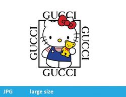 Gucci Hello Kitty jpeg image Cartoon Digital File