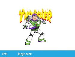 Thrasher Buzz Lightyear jpeg image Cartoon Digital Fileclipart