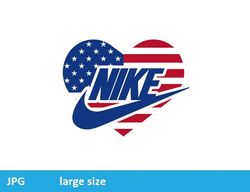 Nike Flag American Flag USA jpeg image Cartoon Digital File