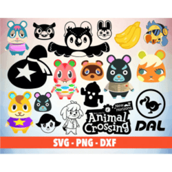 Animal Crossing Svg Bundle, Animal Crossing Svg, Gamer Svg, bundle svg, cartoon svg