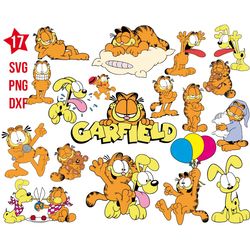 17 Bundle 49 Files Garfield Bundle Svg, Garfield Svg, Odie Svg, Garfield Png, Beagle Dog, Garfield Cricut, Silhouette