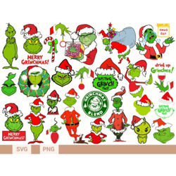 Bundle Grinch SVG - Bundle Grinch Design, Grinch Svg bundle, Merry Christmas svg - logo Christmas Svg - Instant download