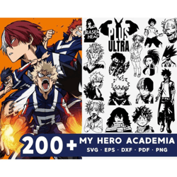 My Hero Academia Svg Bundle, My Hero Academia Svg, My Hero Academia Svg, Academia Svg, Academia Cut File, Izuku Mido