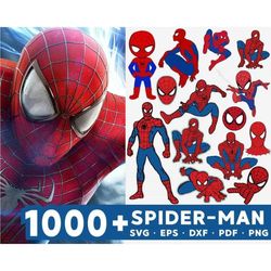 Spiderman SVG bundle, Spiderman PNG, Spiderman Logo bundle, Spiderman SVG 200 Unique Designs, Instant Digital Download