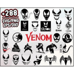 Venom Svg Bundle, Venom Svg, Venom , Digital Download, Superhero Svg, Bundle Svg -Download File