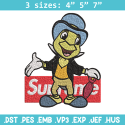 Jimimy cricket supreme Embroidery design, Jimimy cricket Embroidery, cartoon design, Embroidery File, Instant download