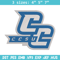 Central Connecticut logo embroidery design,NCAA embroidery,Sport embroidery,logo sport embroidery,Embroidery design