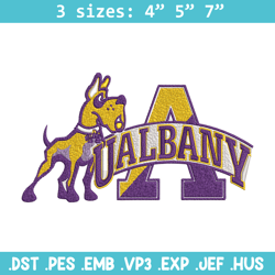 Albany Great Danes logo embroidery design, NCAA embroidery, Sport embroidery, logo sport embroidery, Embroidery design