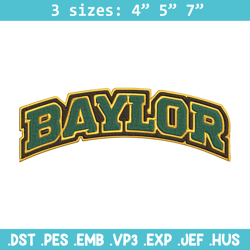 Baylor Bears logo embroidery design, NCAA embroidery, Sport embroidery, logo sport embroidery,Embroidery design