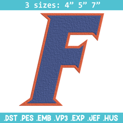 Florida Gators logo embroidery design, Baseball embroidery, Sport embroidery, logo sport embroidery, Embroidery design