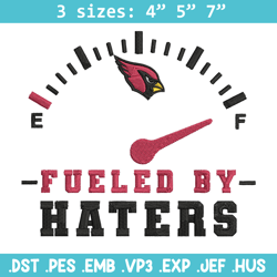 Fueled By Haters Arizona Cardinals embroidery design, Arizona Cardinals embroidery, NFL embroidery, sport embroidery.