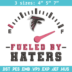 Fueled By Haters Atlanta Falcons embroidery design, Atlanta Falcons embroidery, NFL embroidery, logo sport embroidery.