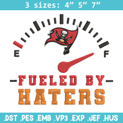 Fueled By Haters Buccaneers embroidery design, Tampa Bay Buccaneers embroidery, NFL embroidery, sport embroidery.
