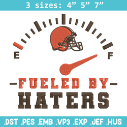 Fueled By Haters Cleveland Browns embroidery design, Cleveland Browns embroidery, NFL embroidery, sport embroidery.