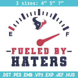 Fueled By Haters Houston Texans embroidery design, Houston Texans embroidery, NFL embroidery, logo sport embroidery.