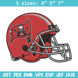 Helmet Tampa Bay Buccaneers embroidery design, Tampa Bay Buccaneers embroidery, NFL embroidery, sport embroidery.