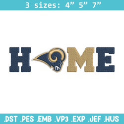 Home Los Angeles Rams embroidery design, Rams embroidery, NFL embroidery, logo sport embroidery, embroidery design.