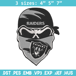 Las Vegas Raiders Skull embroidery design, Raiders embroidery, NFL embroidery, logo sport embroidery. embroidery design.