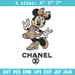 Minnie fun chanel Embroidery Design, Chanel Embroidery, Brand Embroidery, Embroidery File, Logo shirt,Digital download