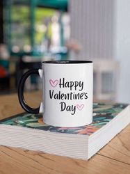 happy valentines day ceramic mug |valentines day| gift for her| cute valentines mug| birthday gift for friend