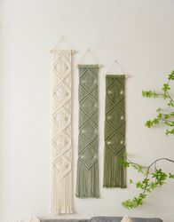 Macrame Diamond Wall Hanging for a Chic and Modern Style