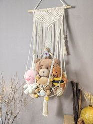 The Perfect Addition to Your Kid Room with our Unique Macrame Toy Hammock