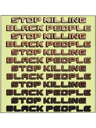 Stop Killing Black Peoplepastel green