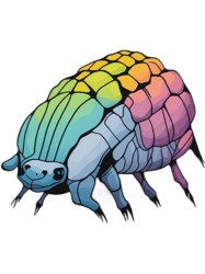 Colorful and Cute Dairy Cow Isopod