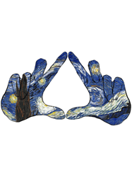 tri delta hands, pattern(4)