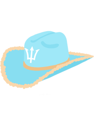 trident cowgirl hat