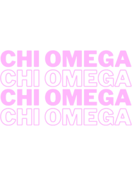 Chi Omega Pink