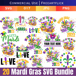 Mardi Gras Sublimation PNG Design