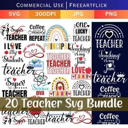 Teacher SVG Bundle, Teacher SVG, School SVG, Teach Svg, Back to School svg, Teacher Gift svg