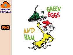Green Eggs And Ham Png, Reading Day Png, Oh The Place You Will Go Png, Little Miss Thing Png, Read Across America Png