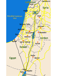 Israel Map design