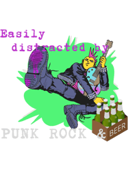 Easily Distracted By Punk Rock amp Beer Long
