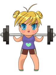 Anime gym cute
