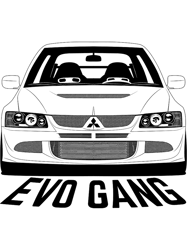 Mitsubishi Lancer Evolution 8 Evo Gang