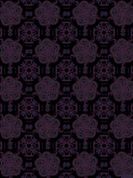 Purple flower mandala inspired symmetric arrangement Graphic
