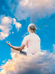 Yoga in the sky