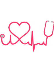 Registered Nurse RN EKG Stethoscope Heart Heartbeat