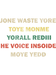 Jone Waste Yore Toye Monme Yorall Redii