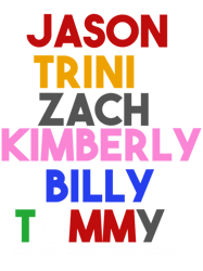 Power Rangers And Tommy Name ShirtGift