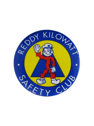 Reddy Kilowatt safety club Pin