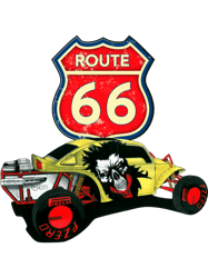 Yellow Buggy. Route 66