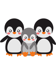 f is for family penguin