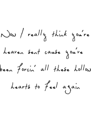 Without Fear - Dermot Kennedy Handwritten Lyrics