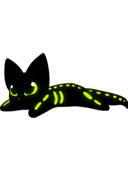 Kitty - Glow In The Dark Skelly
